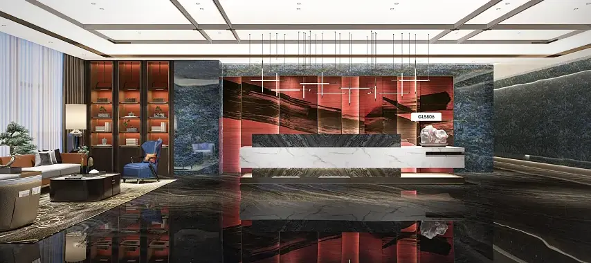 جدید ڈیزائن ماربل پیویسی فلم رول